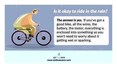 ride, electric, bike, rain, your