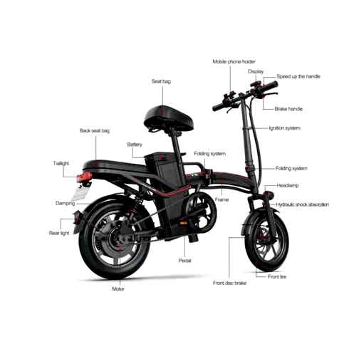 240w, e-bike, removable, battery